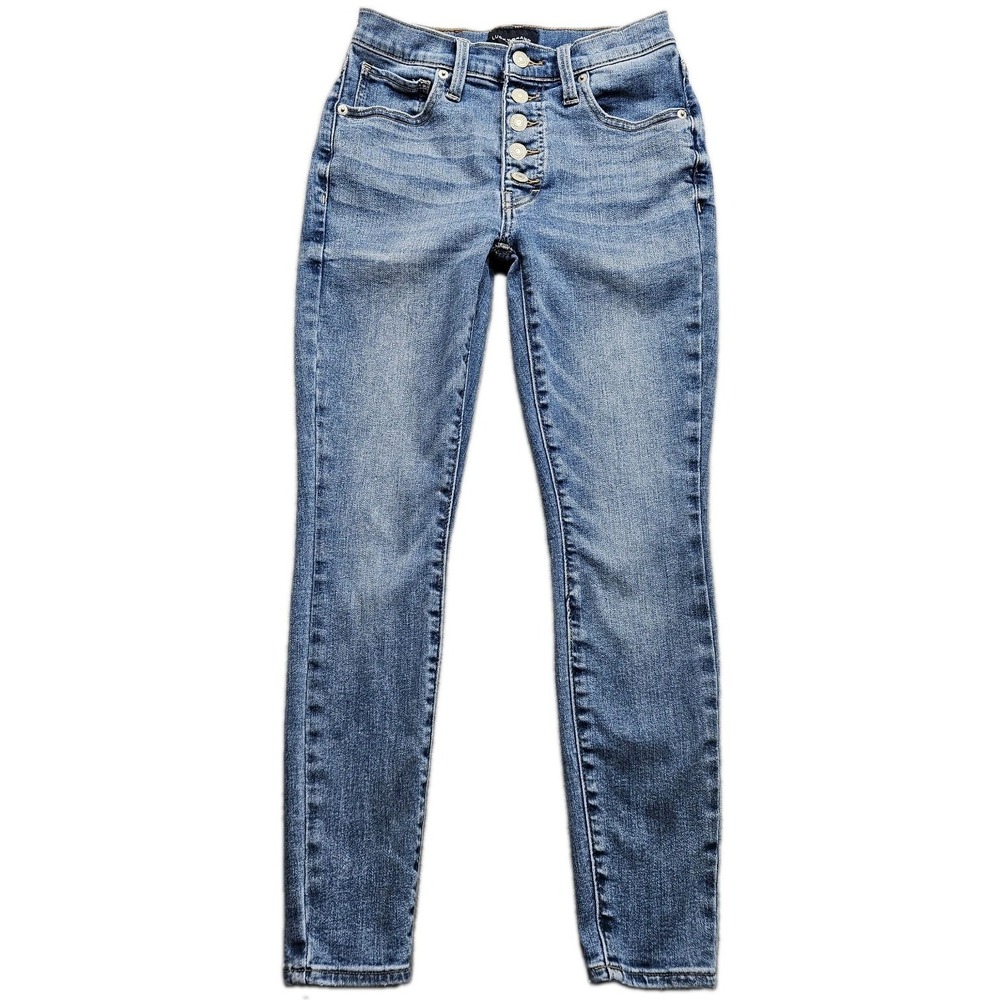 Lucky Brand Jeans Womens Size 2/26A Blue High-Rise Bridgette Skinny Medium Wash
